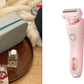 2 In 1 Hair Removal Epilator USB Rechargeable Trimmer Women Body Razor Face Leg Armpit Bikini Hand Pubic Shaver Hair Remover
