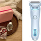 2 In 1 Hair Removal Epilator USB Rechargeable Trimmer Women Body Razor Face Leg Armpit Bikini Hand Pubic Shaver Hair Remover